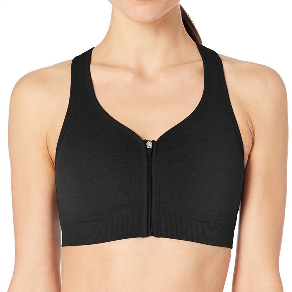 Jockey zip up sports bra